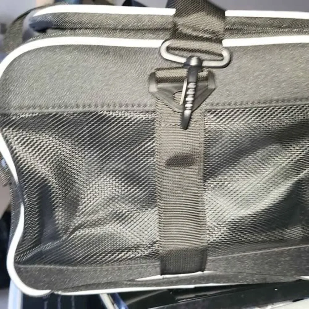Black Portable Pet Carrier Bag with Pad